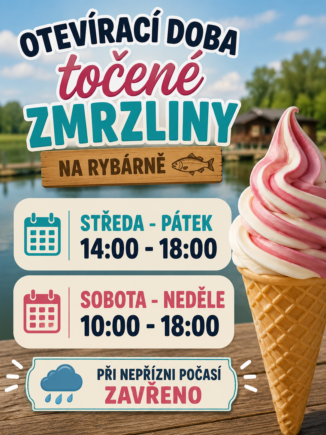 Zmrzlina na rybárně
